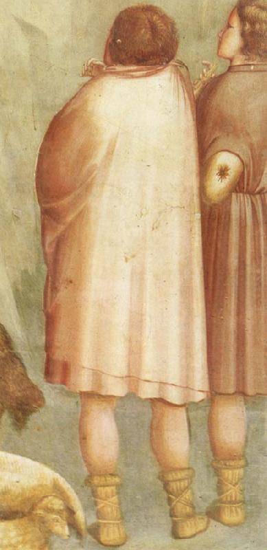 GIOTTO di Bondone Detail of Birth of Christ France oil painting art
